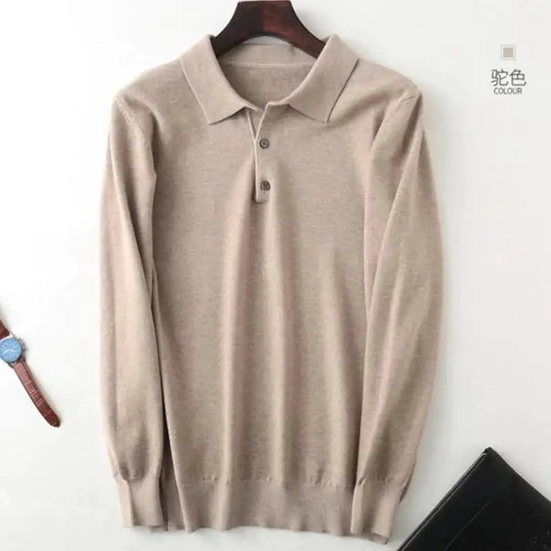 Luxurious Polo Sweater For Men