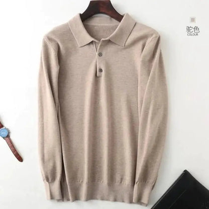 Luxurious Polo Sweater For Men