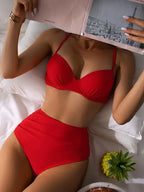 Women's Vintage High Waist Bikini