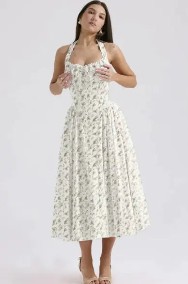 Women's Halter Lace Dress