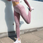 Women's Quick Dry Yoga Pants Training Set For Activewear