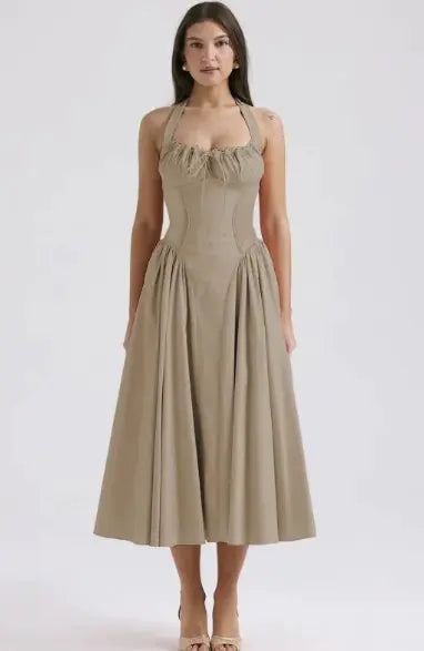 Women's Halter Lace Dress