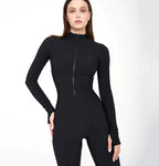 Women's High Waist Milk Silk Jumpsuit