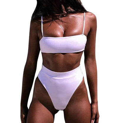 Women's Brazilian Ribbed Bikini Set