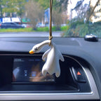 Anime Gypsum Swing Duck Car Interior Decoration