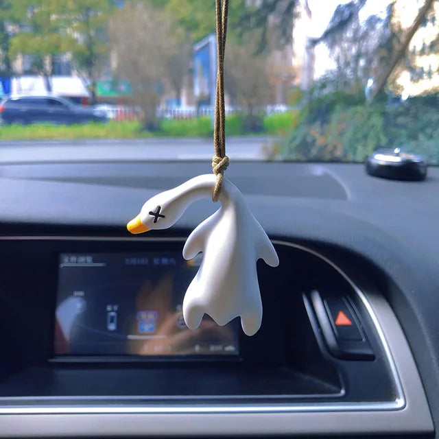 Anime Gypsum Swing Duck Car Interior Decoration