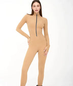 Women's High Waist Milk Silk Jumpsuit
