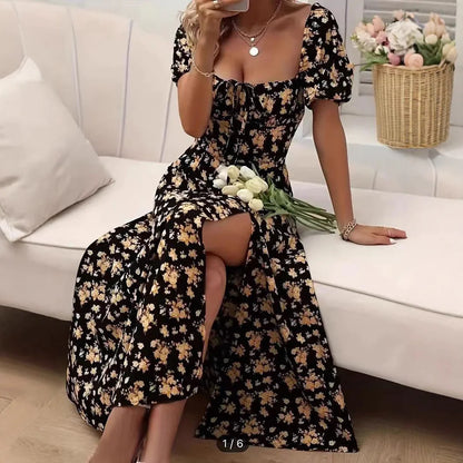 Women's Floral Split Dress