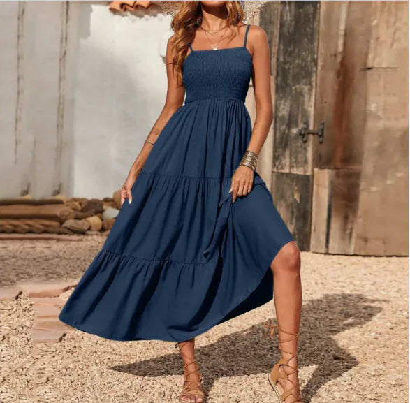 Multi Layer Chiffon Swing Dress Women