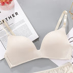 Breathable No Rims Gather Bra for Women