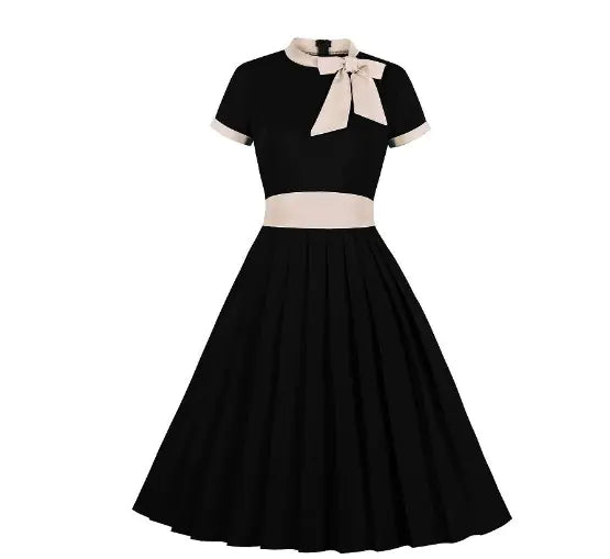 Women's A Line Dress With Bow