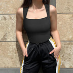 Women's Square Neck Sleeveless Jumpsuit