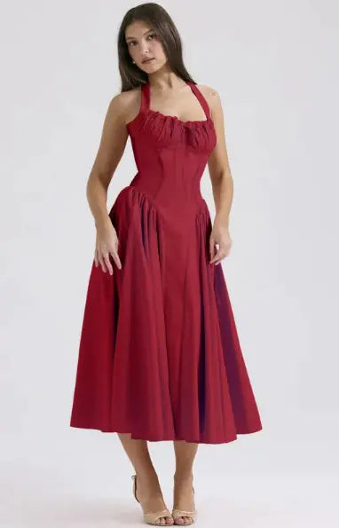 Women's Halter Lace Dress