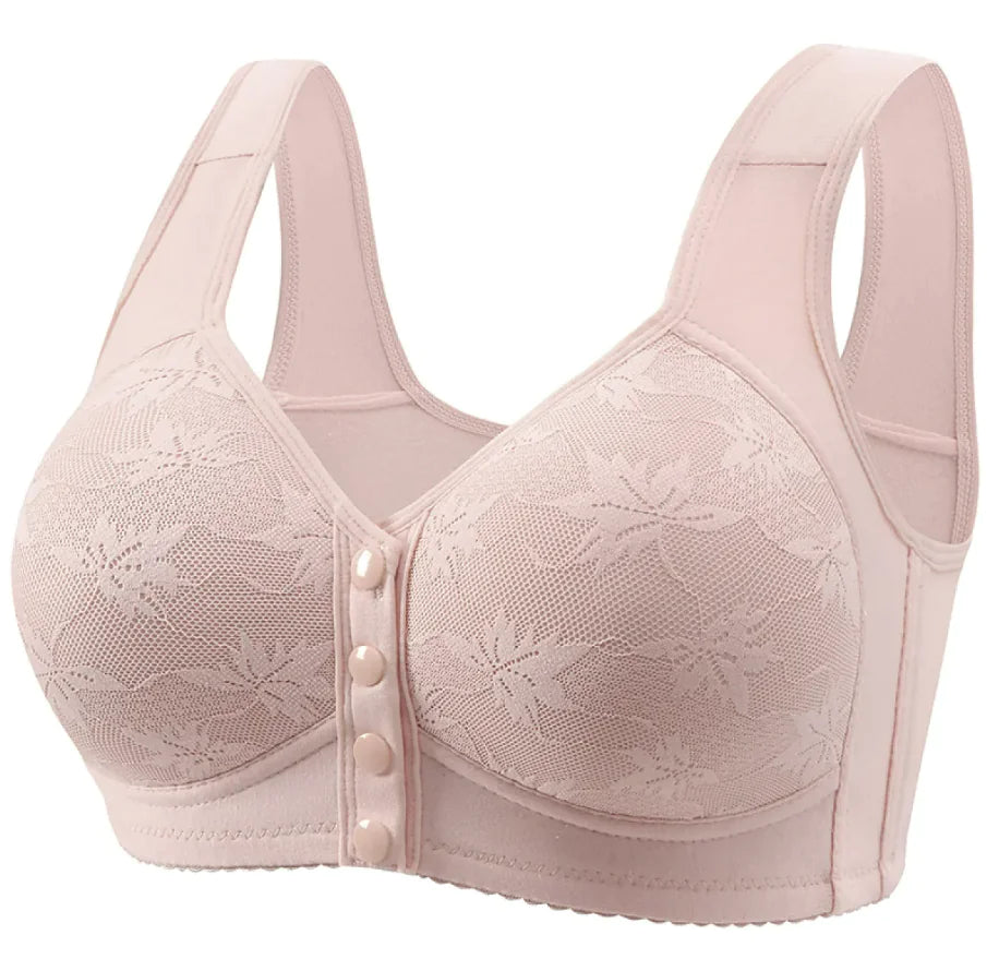 Plus Size Front Closure Push Up Bra