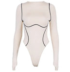 Women's Seamless Elegance Long Sleeve Dress