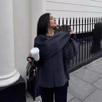 Asymmetry Chic Winter Coat