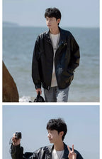 Retro Leather Jacket For Men