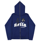 Unisex Oversized Zipper Hoodie