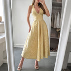 Women's Halter Backless Dress
