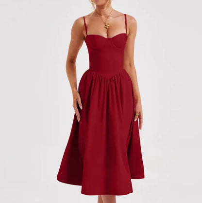 Women's French Vintage Court Style Long Dress