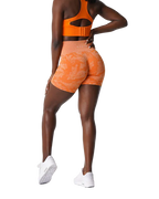 Women's Camo Seamless Activewear Yoga Shorts