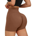 Women's High Waist Workout Seamless Fitness Yoga Shorts