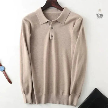 Luxurious Polo Sweater For Men