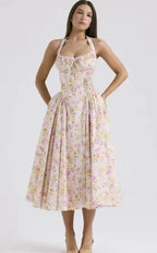 Women's Halter Lace Dress