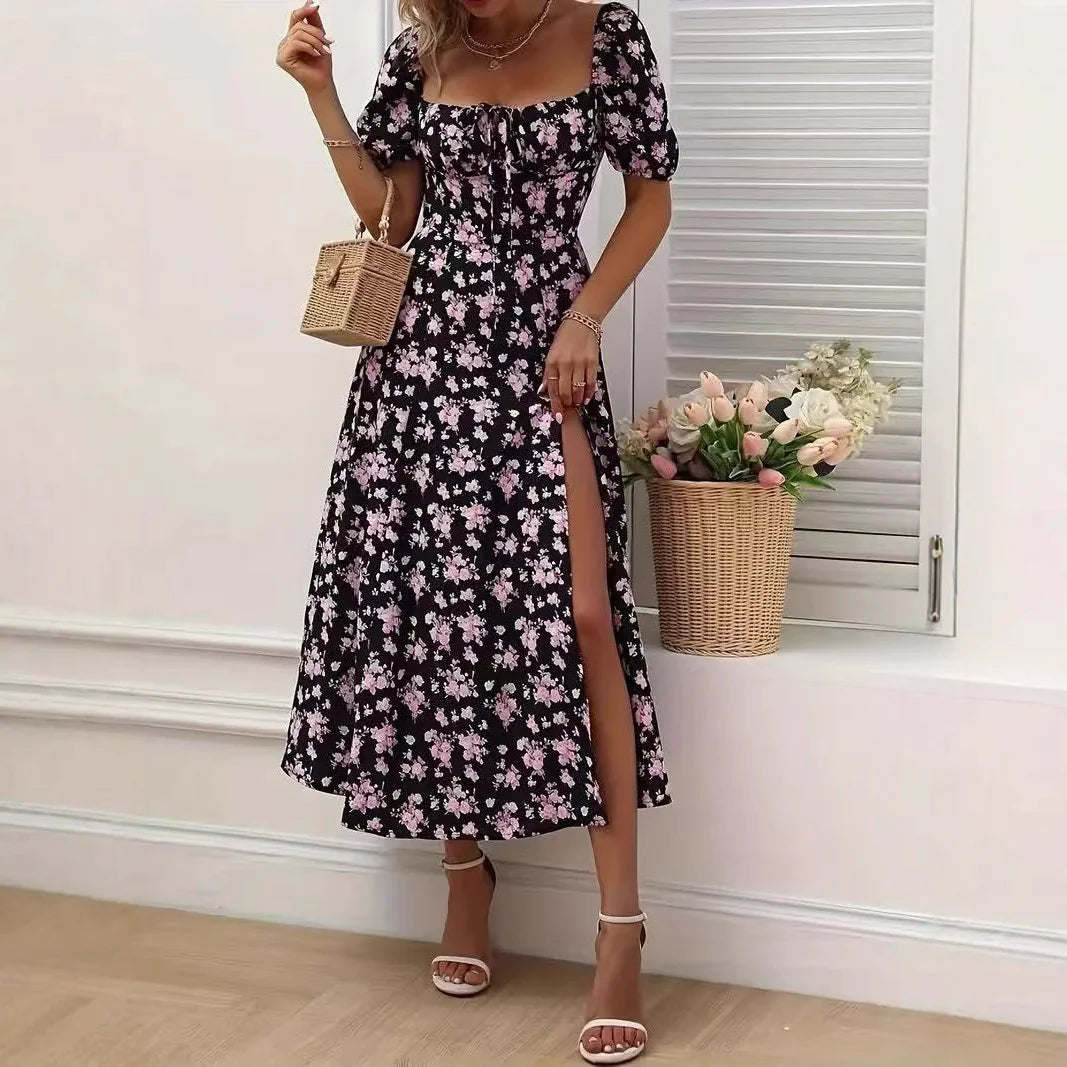 Women's Floral Split Dress Main image