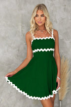 Women's Short Suspender Dress