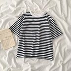 Women's Striped Short Sleeve T Shirt