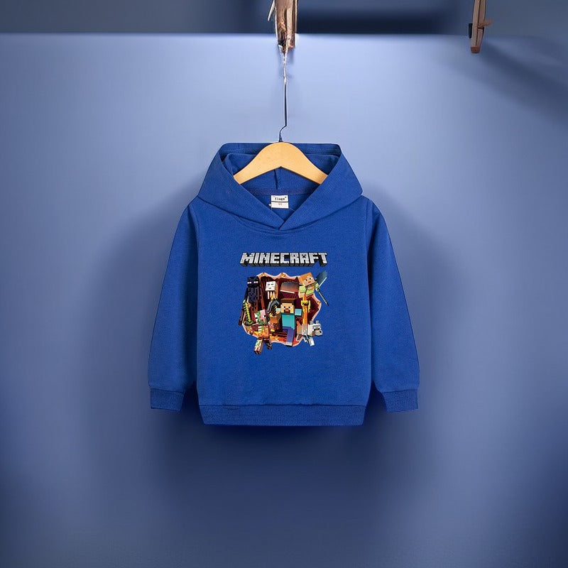 Boys Hooded Sweatshirts - Pure Cotton Casual Tops