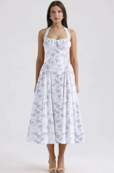 Women's Halter Lace Dress