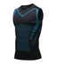Men's Slim Fit Compression Tank Top Men's Tank Top Unbranded 806 Black Vest XL