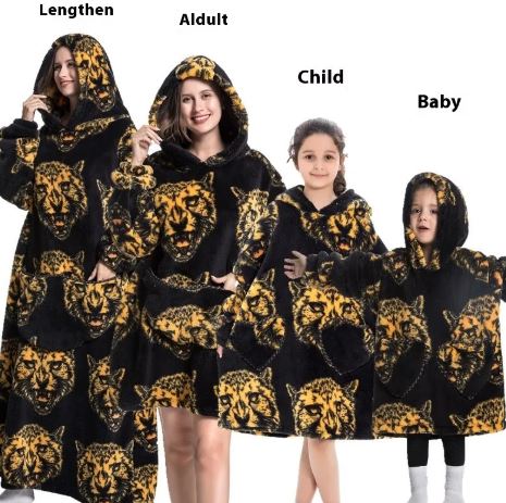 Lazy Blanket Hoodie Unisex Hoodie Unbranded