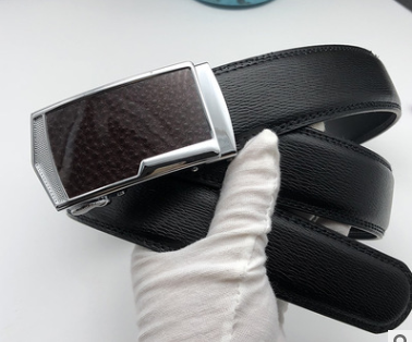 Men's Genuine Leather Automatic Buckle Belt Men's Belt Unbranded 1 One Size Main image