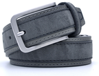 Men's Retro Leather Belt For Fashion Casual Waist Belt Men's Belt Unbranded Grey 100cm