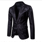 Men's Suit with Stylish One-Button Design and Fit ILLUSION CO