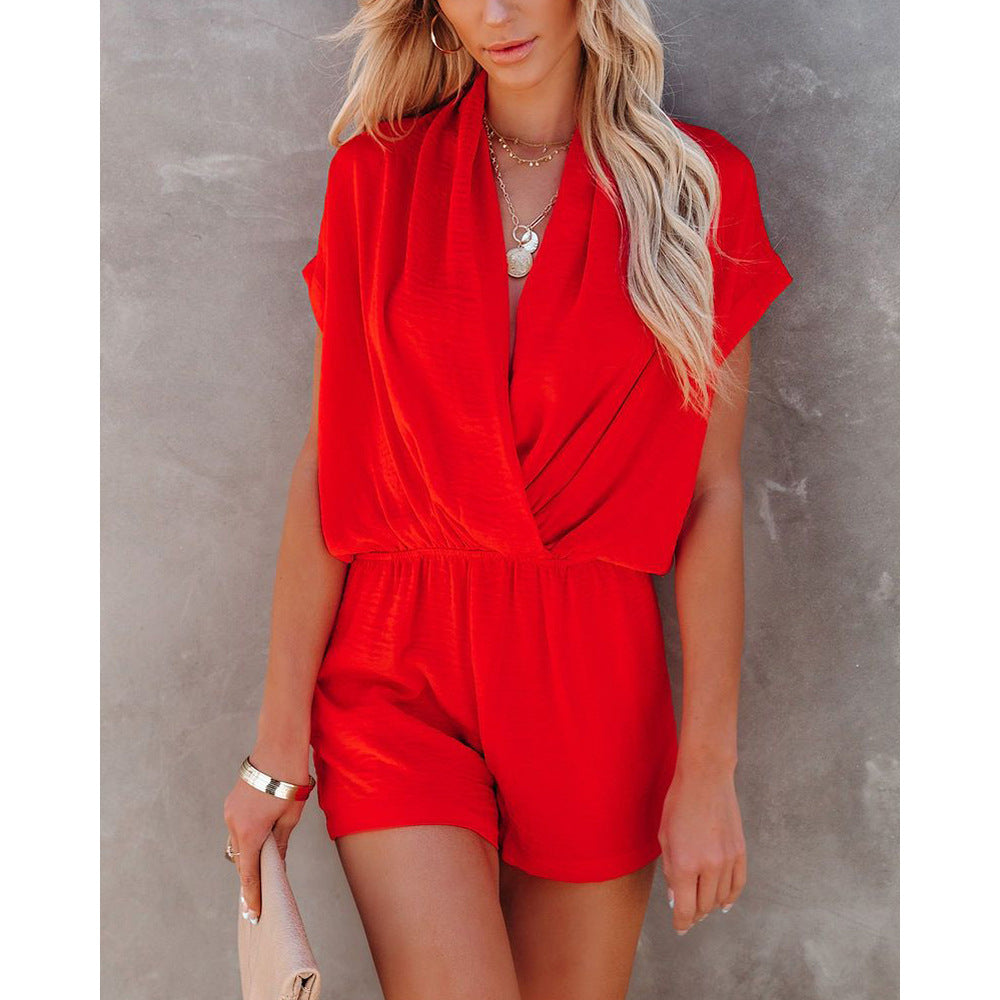 Women's Spring/Summer V-Neck Casual Jumpsuit for Women Main image