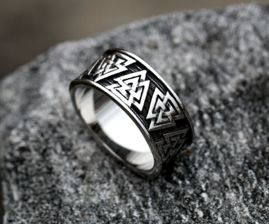 Men's Vintage Stainless Steel Ring
