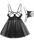 Women's Lingerie Nightdress With Adjustable Straps & Temptation Women's Lingerie Unbranded