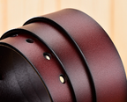 Men's Vintage Casual Genuine Leather Belt ILLUSION CO