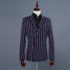 Men's Colorful Double Stripe Tuxedo Suit Set ILLUSION CO