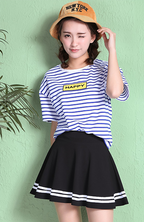 Women's Pleated Midi A Line Half Skirt