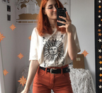 Women's Printed Short Sleeve T Shirt