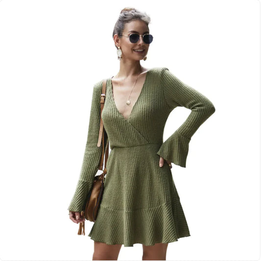 Women's Sexy Knitted Dress