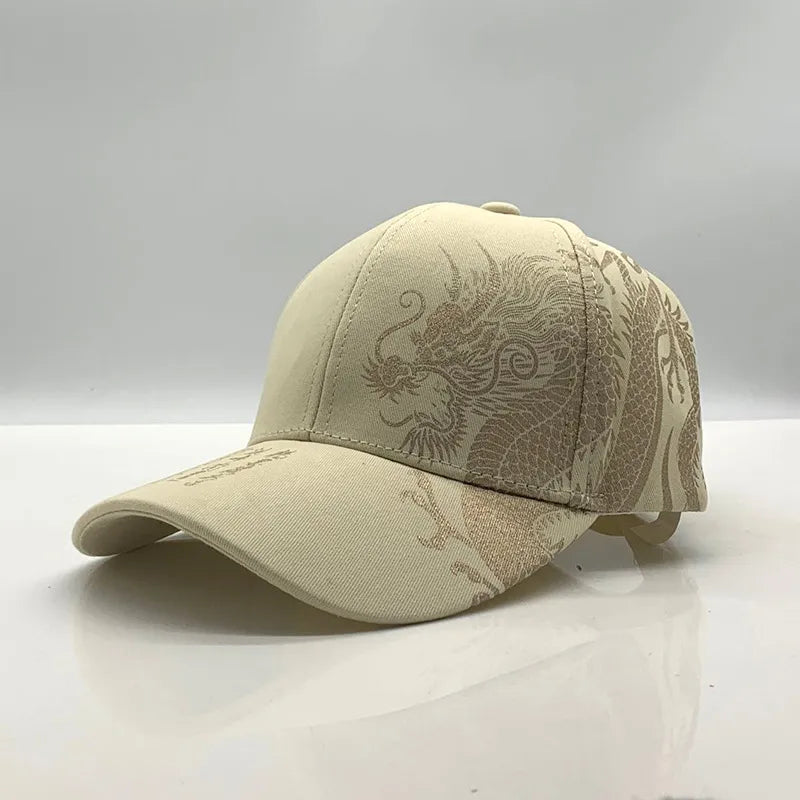 Chinese Style Dragon Embroidery Baseball Cap ILLUSION CO