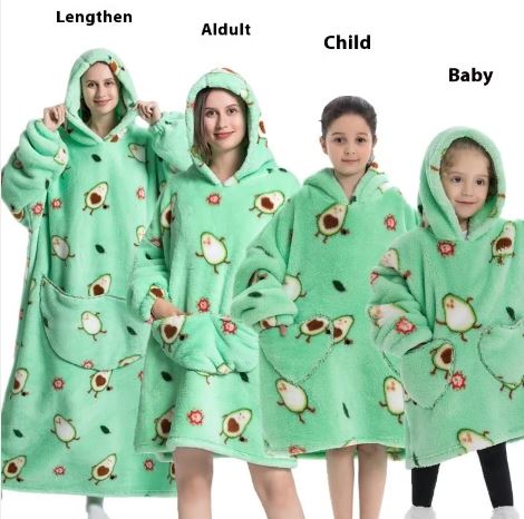 Lazy Blanket Hoodie Unisex Hoodie Unbranded