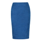 Women's Suede Midi Skirt