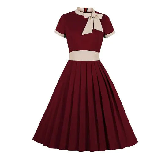 Women's A Line Dress With Bow